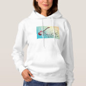 Elektrische gitaren Muzieknoten Hoodie (Voorkant)