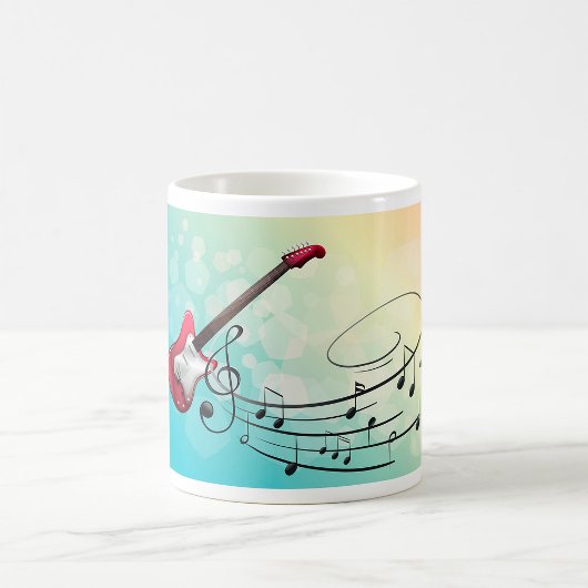 Elektrische gitaren Muzieknoten Koffiemok