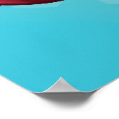 Elektrische gitaren Muzieknoten Poster (Hoek)