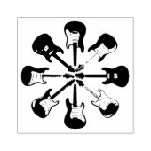 elektrische gitaren rubberstempel (Afrduk)