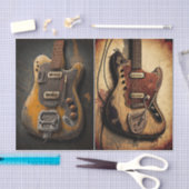 Elektrische gitaren tissuepapier (Craft)
