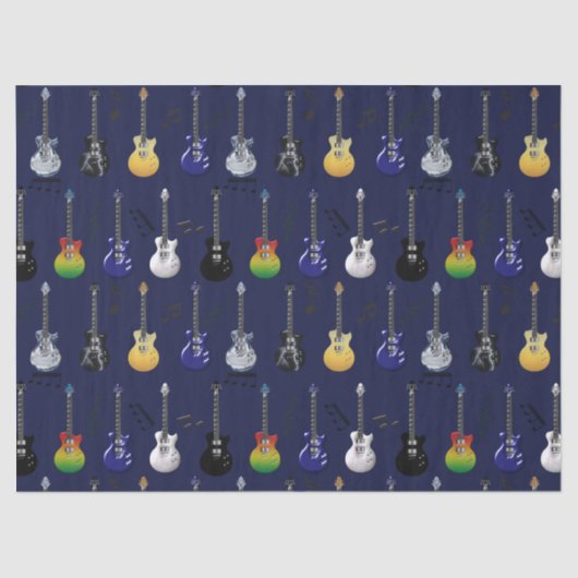 Elektrische gitaren tissuepapier (Voorkant)