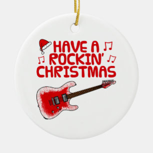 Elektrische gitarist Kerst Ornament