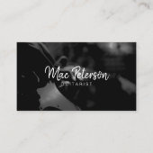 Elektrische gitarist muzikant visitekaartje (Voorkant)