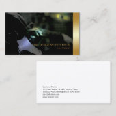 Elektrische gitarist muzikant visitekaartje (Voorkant / Achterkant)