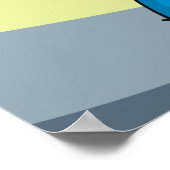 Elektrische gitarist poster (Hoek)