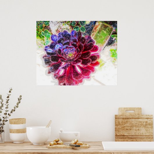 Elektrische gloed poster (Keuken)