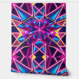 Elektrische Glow Disco Starburst Peel en Stick Behang