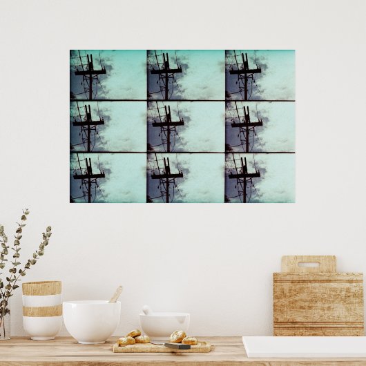 Elektrische God Poster (Keuken)