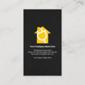 Elektrische Gold Electrically Cable Bulb Power Plu Visitekaartje (Achterkant)