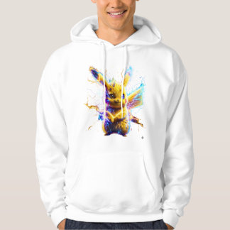 Elektrische Golf Pikachu - Hyper-Realistisch Neon  Hoodie