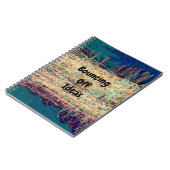 Elektrische golven die het Notitieboek van het Dag (Linkerzijde)