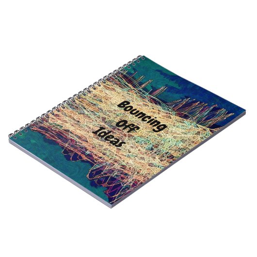 Elektrische golven die het Notitieboek van het Dag (Linkerzijde)