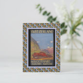 elektrische Gotthard-spoorweg Briefkaart (Staand voorkant)