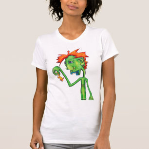 Elektrische goudvis t-shirt