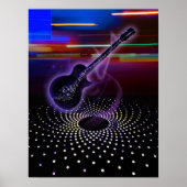 ELEKTRISCHE GUITAR POSTER (Voorkant)