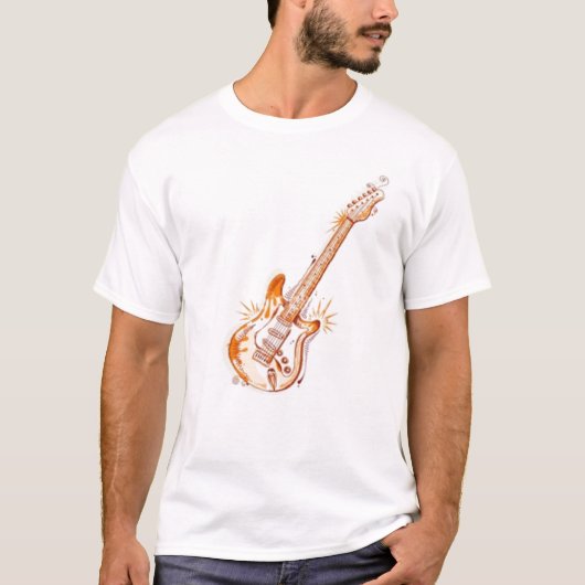 ELEKTRISCHE GUITAR T-SHIRT (Voorkant)