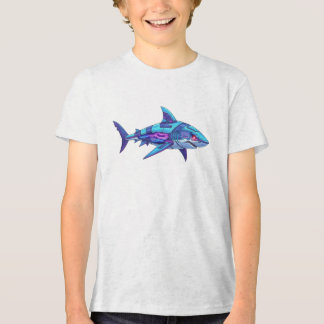 Elektrische Haai Tri-Blend Shirt