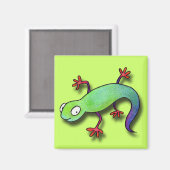 Elektrische hagedis! magneet (Voorkant / Achterkant)