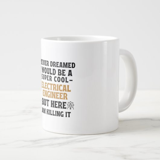 Elektrische HARDWARE ENGINEER Grote Koffiekop (Voorkant rechts)