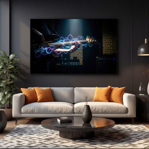 Elektrische Harmonie Canvas Afdruk