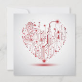 Elektrische hartnodiging kaart (Voorkant)