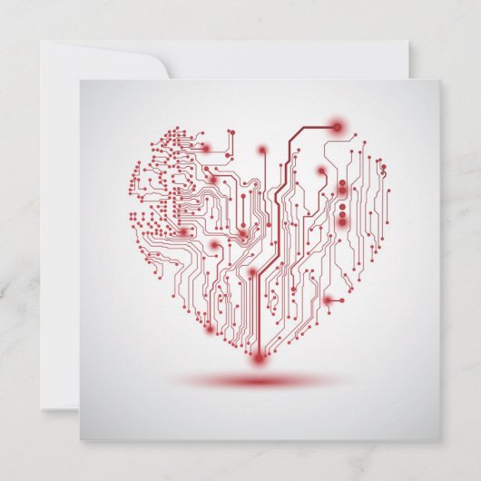 Elektrische hartnodiging kaart (Voorkant)