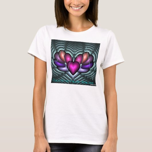 Elektrische hartslag t-shirt (Voorkant)