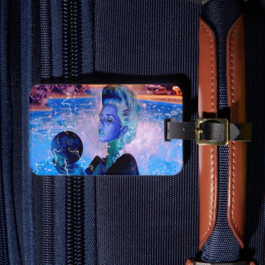 Elektrische heks bagage label (Voorkant Insitu 4)