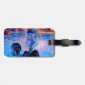 Elektrische heks bagage label (Achterkant horizontaal)