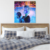 Elektrische heks canvas afdruk (Insitu (Slaapkamer))