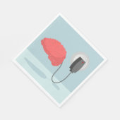 Elektrische hersenen servet (Hoek)