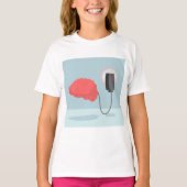 Elektrische hersenen t-shirt (Voorkant)