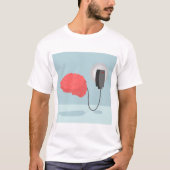 Elektrische hersenen t-shirt (Voorkant)