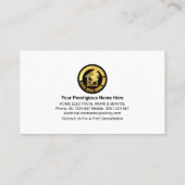 Elektrische Home Wiring Lijst Visitekaartje (Achterkant)