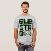 Elektrische hoofdtelefoons t-shirt (Voorkant volledig)