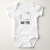 Elektrische Humor Baby-badpak Romper (Voorkant)
