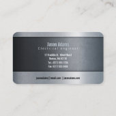 Elektrische ingenieur | Cool Modern Visitekaartje (Achterkant)