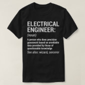 Elektrische ingenieur Definitie Funny Engineering  T-shirt (Design voorkant)
