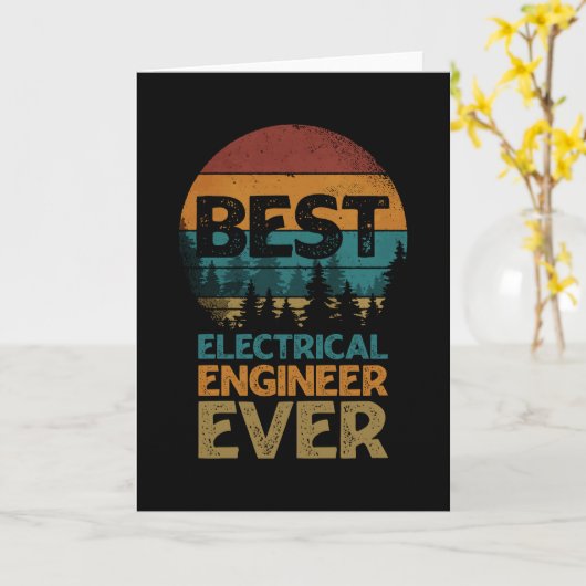 Elektrische ingenieur kaart (Gele Bloem)