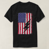 Elektrische ingenieur Lineman (26) T-shirt (Design voorkant)