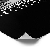 Elektrische ingenieur Lineman Job Electric Poster (Hoek)