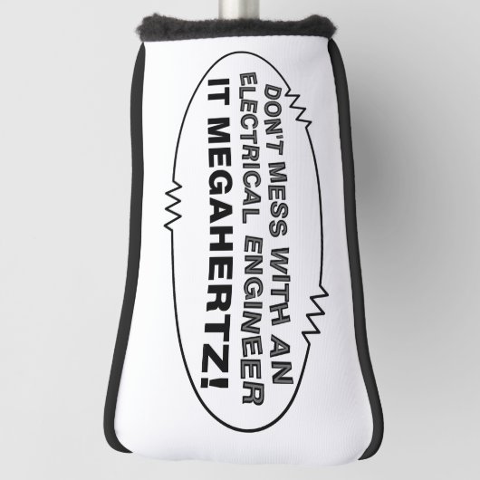 Elektrische ingenieur Megahertz Oval Golfheadcover (Draai 90)