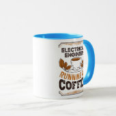 Elektrische ingenieur op de Coffee Caffeine Gif Mok (Voorkant rechts)