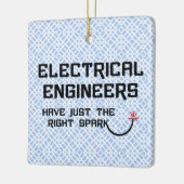 Elektrische ingenieur Recht Vonk Keramisch Ornament (Links)