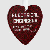 Elektrische ingenieur Recht Vonk Ornament (voorkant)