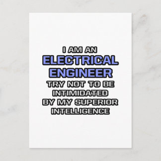Elektrische ingenieur ... Superieure intelligentie Briefkaart