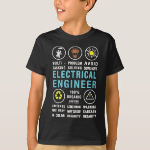Elektrische ingenieur t-shirt