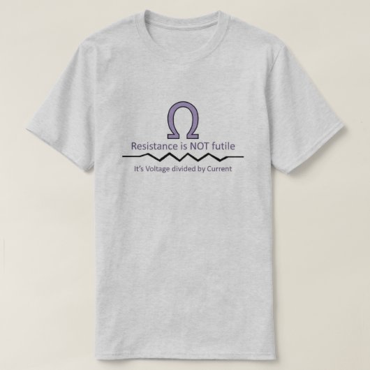 Elektrische ingenieur T-shirt (Design voorkant)