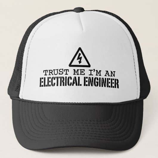 Elektrische ingenieur trucker pet (Voorkant)